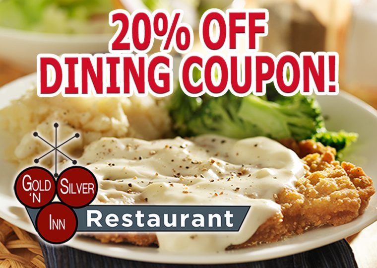 20% Off Dining Coupon at Gold ‘N Silver