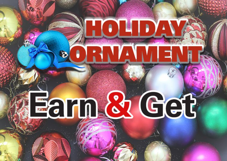 Earn N Get Holiday Ornament